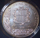 Andorra 2008 Viking Series   Worship Of Thor  Silver Coin   33g Sterling Silver