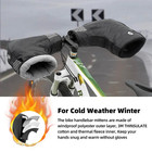 Rockbros Thermal Bike Handlebar Mittens Cold Weather Pogies Cover Gloves Soft