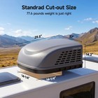 Rooftop Rv Air Conditioner 18000 Btu Cooling Non-ducted Trailer   Camper Ac