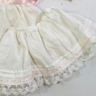 Handmade Tea Dress Outfit  White Pinafore For 18  American Girl Doll Samantha