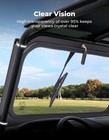 Glass Windshield W manual Wiper For 2014-2018 Polaris Rzr Xp 1000  4 Turbo Trail