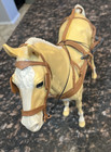 Vintage Marx Johnny West Horse Thunderbolt With Accessories 1960s