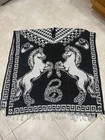 Mexican Spanish Poncho Horses Cowboy Authentic From Durango Mexico Unisex