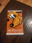 Vintage 1998 Walt Disney World 4 Day Park Hopper Ticket Pluto Euc