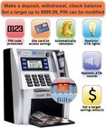 2023 Upgraded Atm Piggy Bank For Real Money For Kids Adults With Debit Card     
