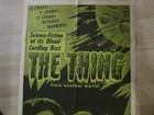 The Thing 1957 Howard Hawks 1 Sheet Movie Poster Vintage Original Sci-fi Monster
