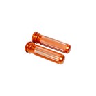 1  Handlebar Orange Hand Grips For Harley 2008-24 Touring Road Street Glide Flht