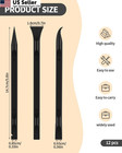 12 Pcs Carbon Fiber Plastic Scrapers Tool  Non-scratch Scraper Tool For Black