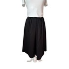 Evan Picone Women s 10 Vintage Wool Blend Black Pleated Midi Skirt Usa Academia