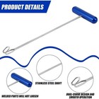 2pcs Fish Hook Remover Fishing Tool T-handle Extractor Tackles Detacher Dehooker
