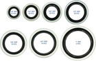 160pcs  7 Sizes Bsp Dowty Self-centered Bonded Seal Oil Washers Gasket    