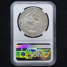 1899 Cn Jq Mexico Silver Peso Ngc Chopmarked Caps   Rays Trade Dollars