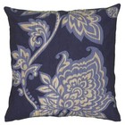Floral Print Decorative Throw Pillow Orange 18  X 18 