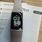 Fitbit Charge 6 Fitness Tracker Gps Heart Rate Porcelain silver    A