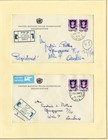 Israel Rare Un Truce Supervision Organization Registered 2 Covers