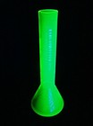 Uranium Glass - Vaseline Glass - Black Light Uv Glass - 15  X 6  Kryptonyte
