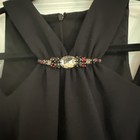 Anne Klein Black Strappy Sleeveless Cocktail Sheath Dress Size 8