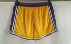 Vintage 80s Kareem Abdul-jabbar Signed La Lakers Men s Nba Mesh Shorts Sz 34