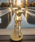 Miracle On Ice Herb Brooks 18  Limited Edition Statue Signed By Jack O callahan