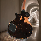 Aged 1957 Gold Top Lp Electric Guitar Vintage Solid Body Bone Nut Us Fast Ship