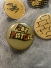 Vintage Rock Band 1  Pin Lot Led Zeppelin Pink Floyd Devo Sex Pistols