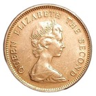 1998 British Falkland Islands 1 Penny Unc Coin Km 2a Penguins Thematic 