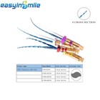 Dental Endo Endodontic File Root Canal Niti Rotary File X-two S Cross 25mm1 10pk