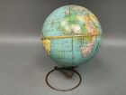 Vintage Small Rand Mcnally Rare 6  Inch Terrestrial Globe  W  Wire Base
