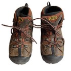 Keen Targhee Ii Boots Mens 8 Waterproof Leather Mid Top Hiking Shitake 1013265