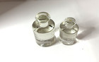 Vintage Clear Glass Apothecary Scale Weights 1 Kg   1 2 Kg  2 