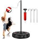 Tetherball Ball And Rope Set- Heavy-duty Tetherball Ball With Rope And Carabinee