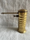 Vintage Brass Eagle Oil Can Oiler Finger Pump Straight Spout