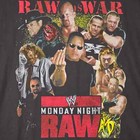 Wwe Wwf Shirt Mens Large L Black Monday Night Raw Wrestling Retro 90s Rock Nwt B