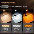 Gritin 16 Led Rechargeable Book Light For Reading In Bed - Eye Caring 3 Color Te
