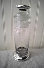 Vintage 1930 s Heisey Sterling   Glass Cocktail Shaker   very Rare 