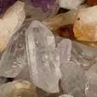 2000 Carat Lot Of Mixed Crystal Points  amethyst  Citrine  Qtz   A Free Gemstone