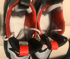 Puma Thunder Electric White Black Mandarine Red Lace Up Shoes