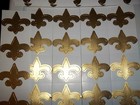 100 Tanning Tattoo Sticker Fleur De Lis Spraytan Scrapbooking New Orleans Saints