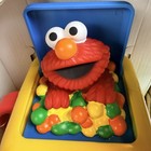 Vtg 1996 Tyco Sesame Street Elmo Jack In The Box Musical Toy Cookie Monster Read