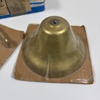 Vintage New Nos Perko Plain Brass 6  Fog Bell Marine Boat Ship Dock No  159