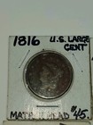  Classic Matron Large Cent   4 Large Cent Coins Lot X5 1850 1864 1816 1814 1838