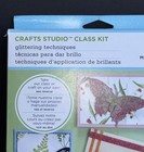 Martha Stewart Glitter Techniques Class Kit Makes 4 Cards