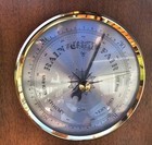 Barigo Thermometer Barometer Weather Station Hanging 11  Tall X 6  Wide