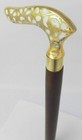 Victorian Style Designer Brass Handle Antique Walking Stick Wooden Nautical Cene