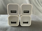 Lot 4 Apple 5w Usb Power Adapters A1265 White Nice Iphone ipad Chargers Oem