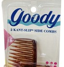 New Vintage 1989 Goody Kant Slip Side Hair Combs 2 Count  551 Tortoiseshell