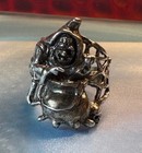 Witch With Cauldron And Cat 925 Ring Size 7  Witchcraft Wicca  By Jkl  218