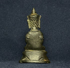 Old Buddha Thai Amulet  Phra Chai Ayutthaya Bronze  phra Ngang Ayutthaya 