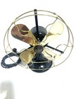 Antique Vintage Collectible Electric 1920s Ge 9in Whiz Fan  Brass Cage Blade