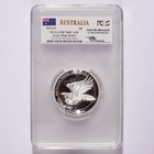 2014-p Australia  8 Silver Wedge-tailed Eagle High Relief Pcgs Pr70 Dcam Merc   